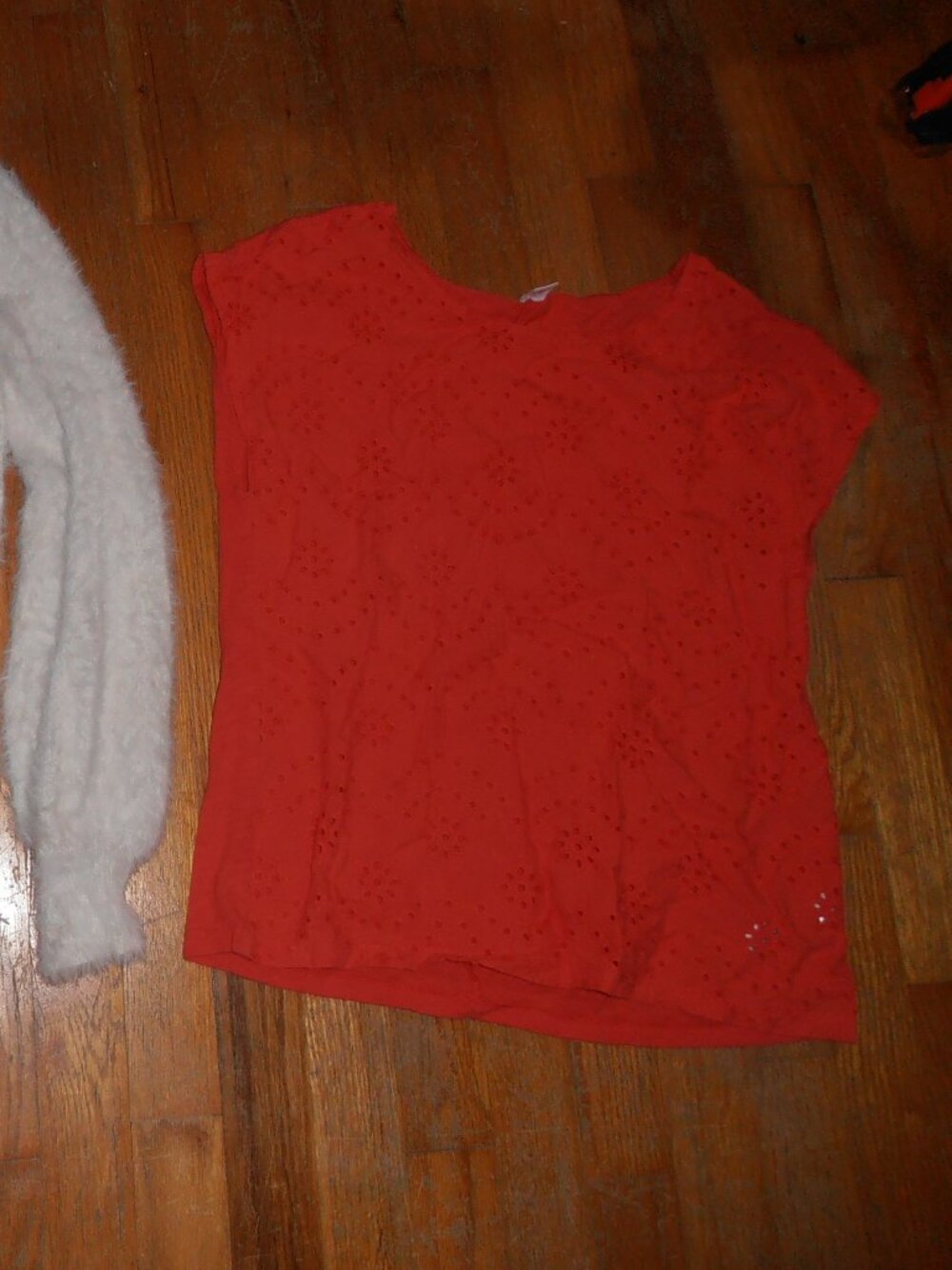 Womens Tops~No Boundries Fluffy Sweater AND Old Navy Sleeveless Top